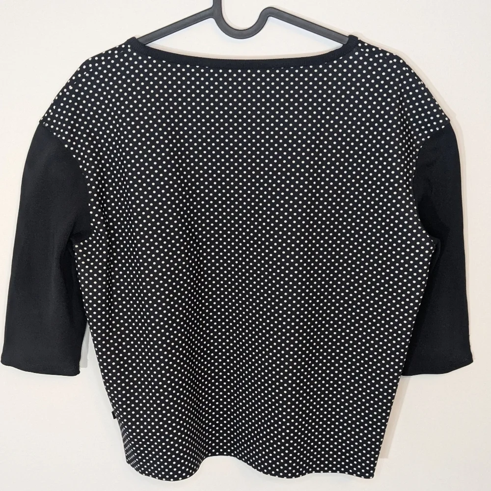 Lululemon Out Of This World Tee Biggy Dot Printed Black Ghost - Size M - Picture 3 of 8